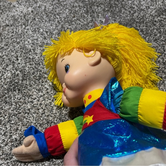 Rainbow Brite Large 18" Doll Mattel Hallmark Bright Color Toy Yarn Hair Note - Picture 4 of 11